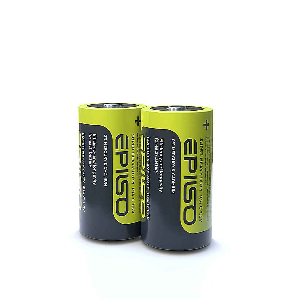 Батарейки EPILSO R14 shrinkcar 2шт 1*2*240