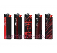 Зажигалка кремниевая Luxlite X1 Red Line