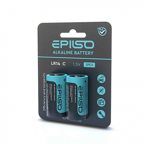 Батарейки  EPILSO LR14 Alkaline блистер 2шт 1*120